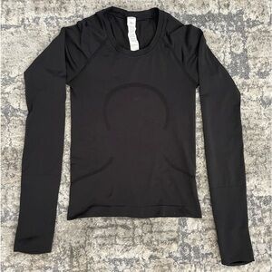 Lululemon Black Long Sleeve Swifty Tech Size 0